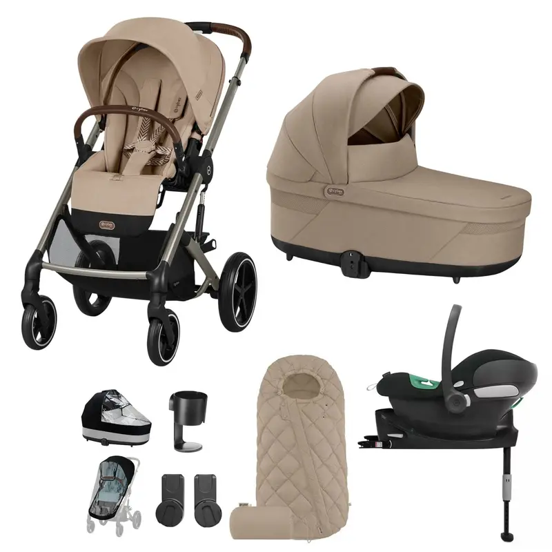 Cybex Balios S Lux Comfort Bundle In Taupe/Almond Beige 1