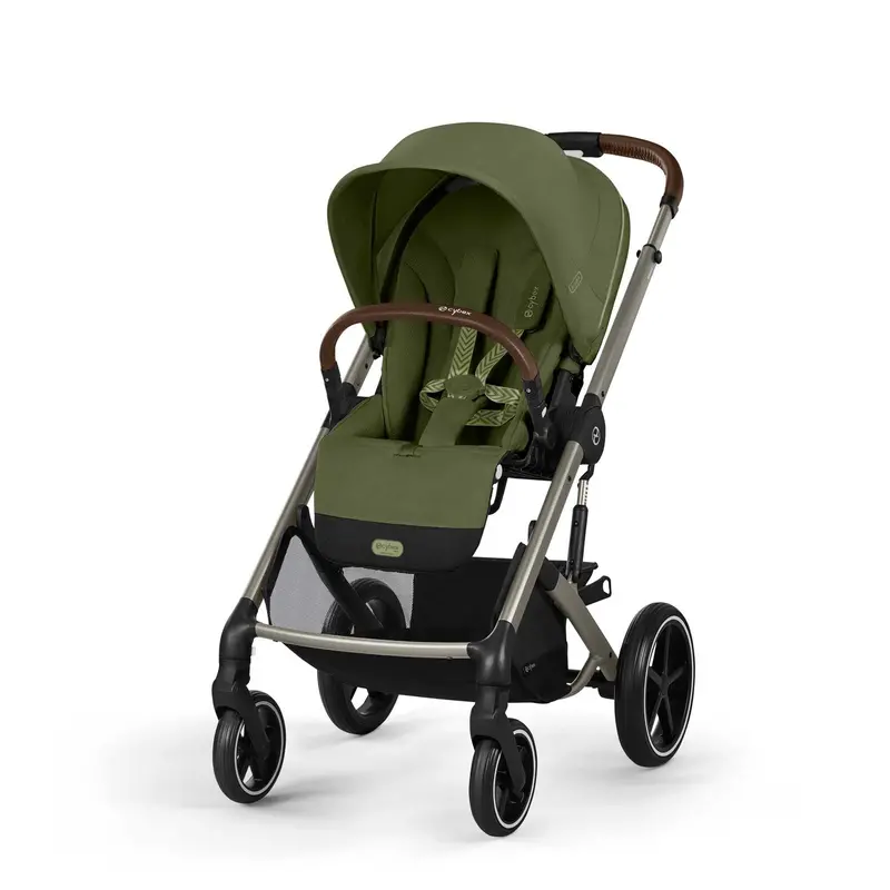 Cybex Balios S Lux Comfort Bundle In Taupe/Moss Green 2