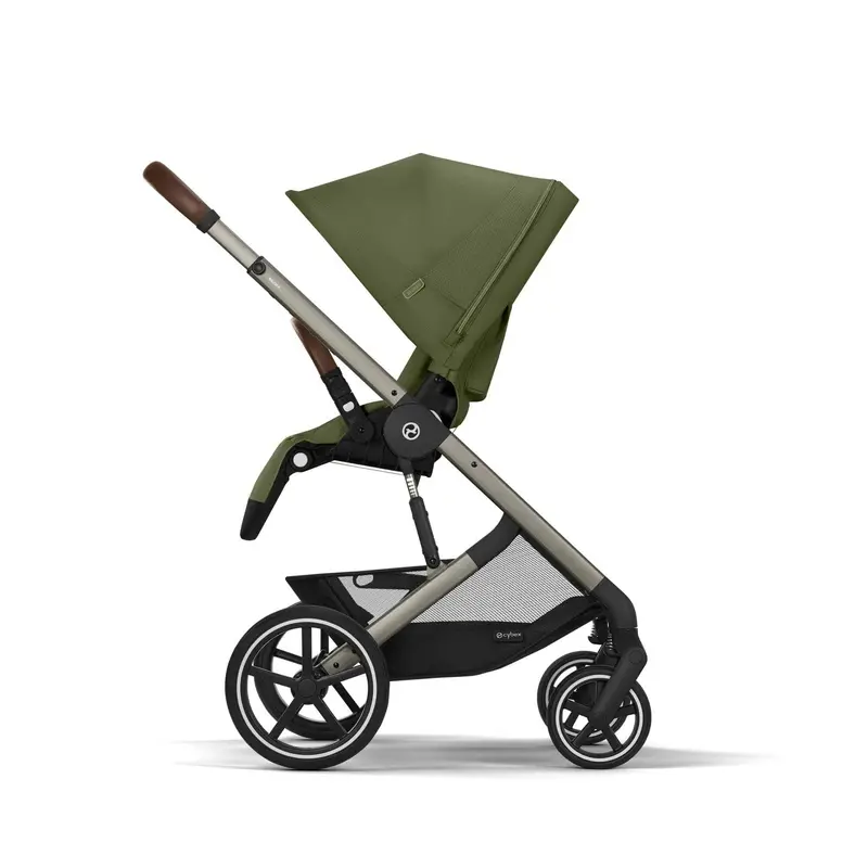 Cybex Balios S Lux Comfort Bundle In Taupe/Moss Green 4