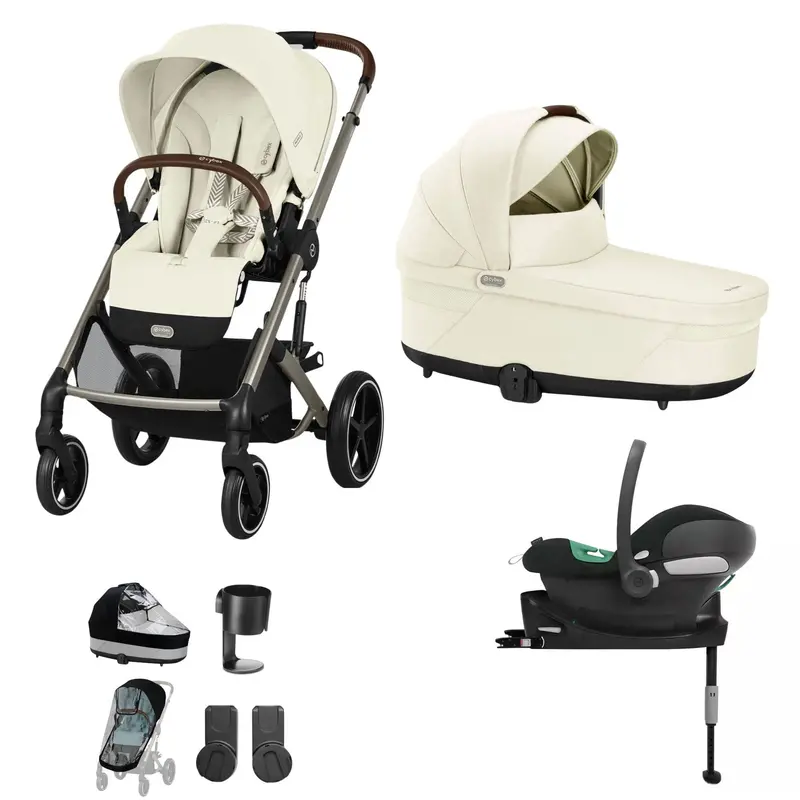 Cybex Balios S Lux Comfort Bundle In Taupe/Seashell Beige 3