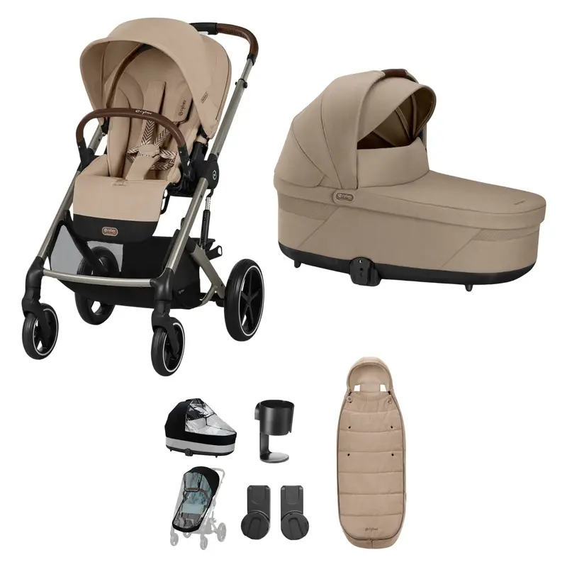 Cybex Balios S Lux Essential Bundle In Taupe/Almond Beige 2