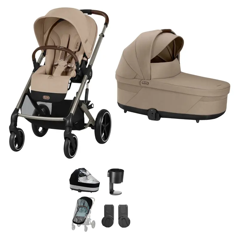Cybex Balios S Lux Essential Bundle In Taupe/Almond Beige 3