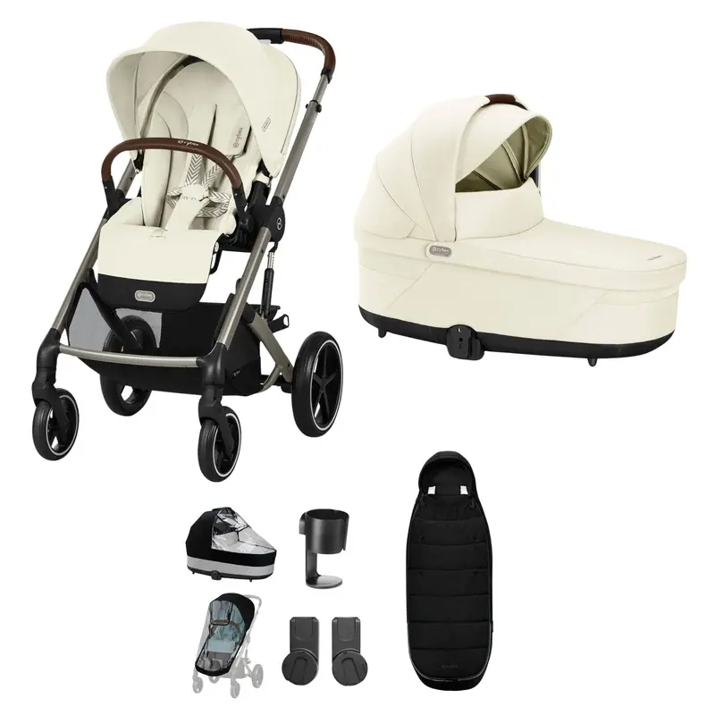 Cybex Balios S Lux Essential Bundle In Taupe/Seashell Beige 2