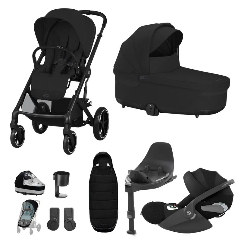 Cybex Balios S Lux Luxury Bundle In Black/Moon Black 5