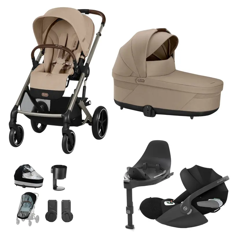 Cybex Balios S Lux Luxury Bundle In Taupe/Almond Beige 6