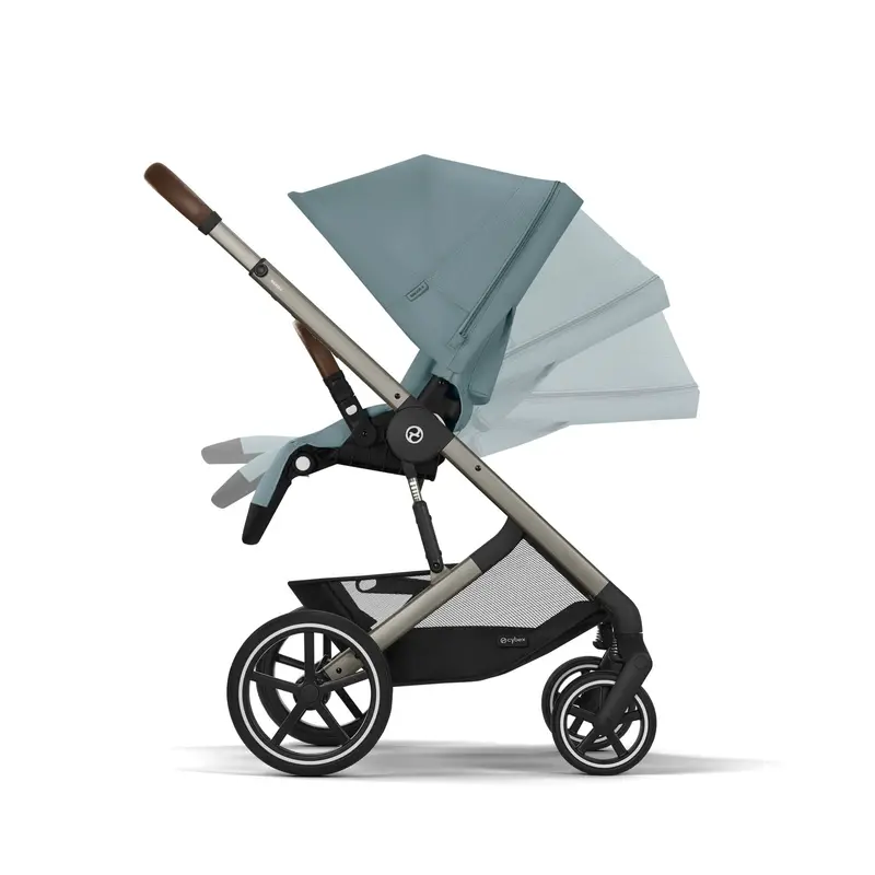 Cybex Balios S Lux Luxury Bundle In Taupe/Stormy Blue 3
