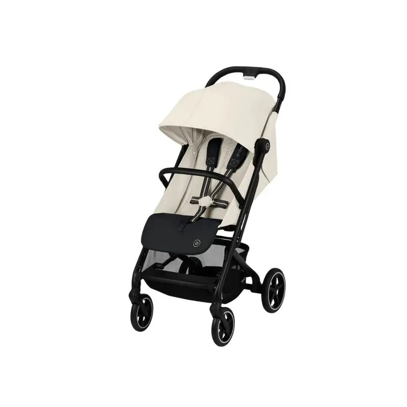 Cybex Beezy Compact Pushchair With Cloud G Car Seat & Base & Snøgga Footmuff Travel System Bundle - Canvas White 2