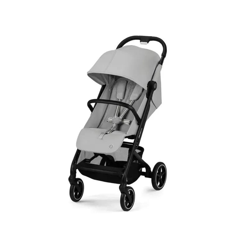Cybex Beezy Compact Pushchair With Cloud G Car Seat & Base & Snøgga Footmuff Travel System Bundle - Fog Grey 2