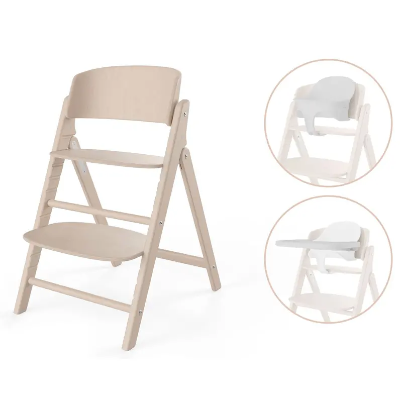 Cybex Click & Fold 3In1 High Chair In All Natural 1