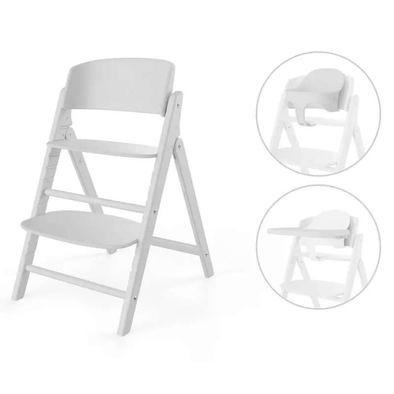 Cybex Click & Fold 3In1 High Chair In All White 1