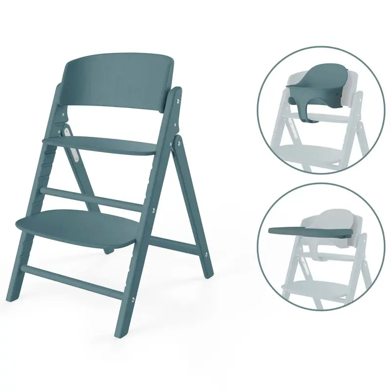 Cybex Click & Fold 3In1 High Chair In Stone Blue 1