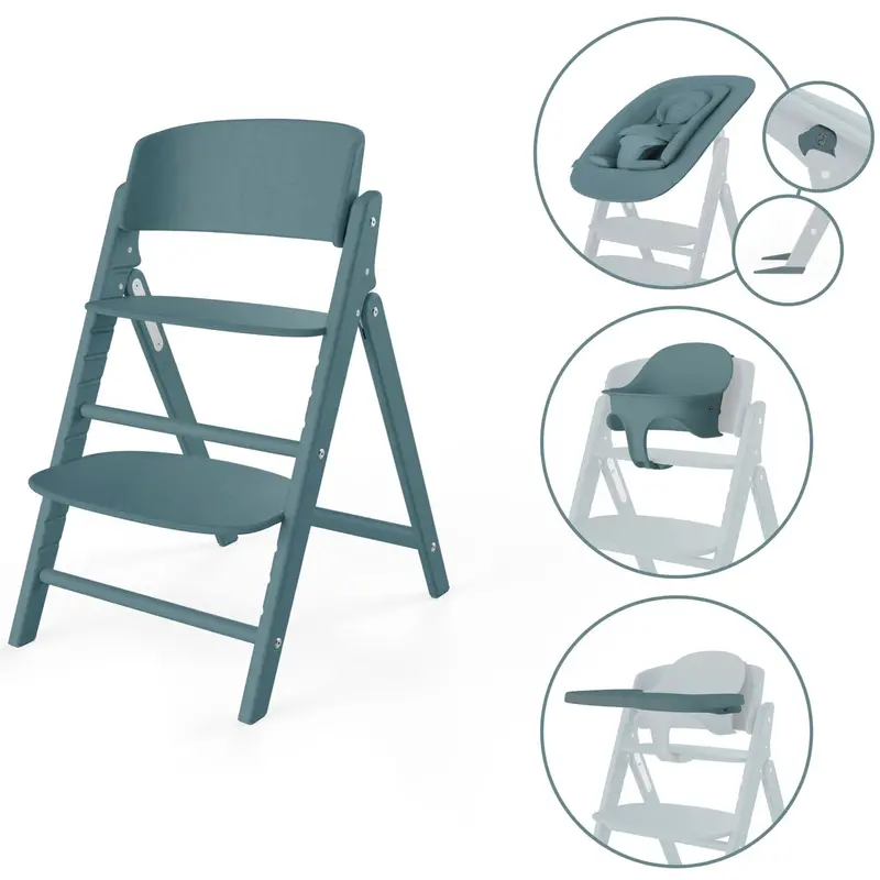 Cybex Click & Fold 4In1 High Chair In Stone Blue 1