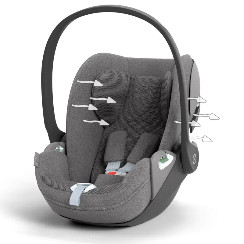 Cybex Cloud T Plus I-Size Car Seat In Mirage Grey 2
