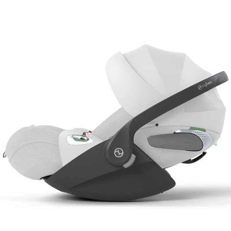 Cybex Cloud T Plus I-Size Car Seat In Platinum White 1