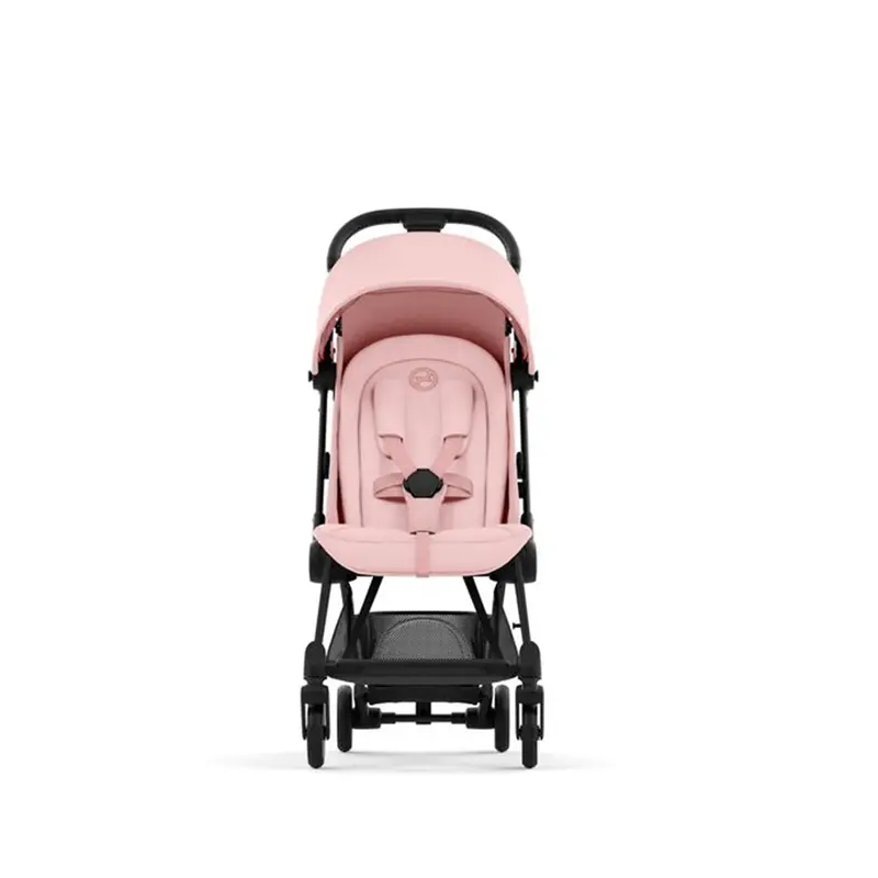 Cybex Coya In Matt Black Peach Pink 2