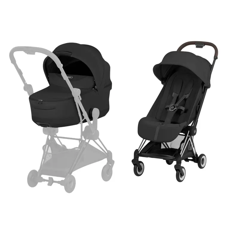 Cybex Coya Pushchair Set - Style Collection In Chrome Brown/Sepia Black 1