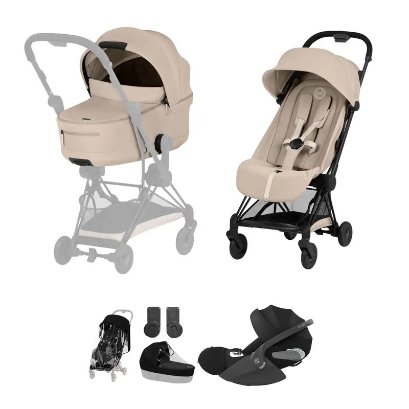 Cybex Coya Ultimate Bundle - Comfort Collection In Cozy Beige 1