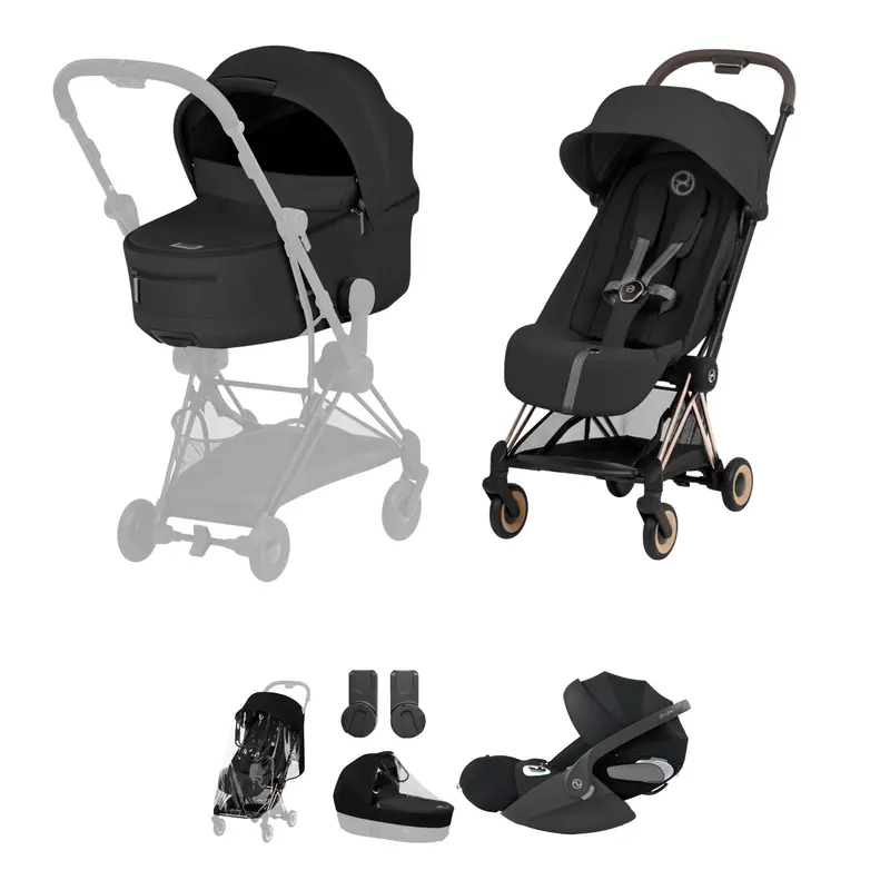 Cybex Coya Ultimate Bundle - Comfort Collection In Sepia Black 2