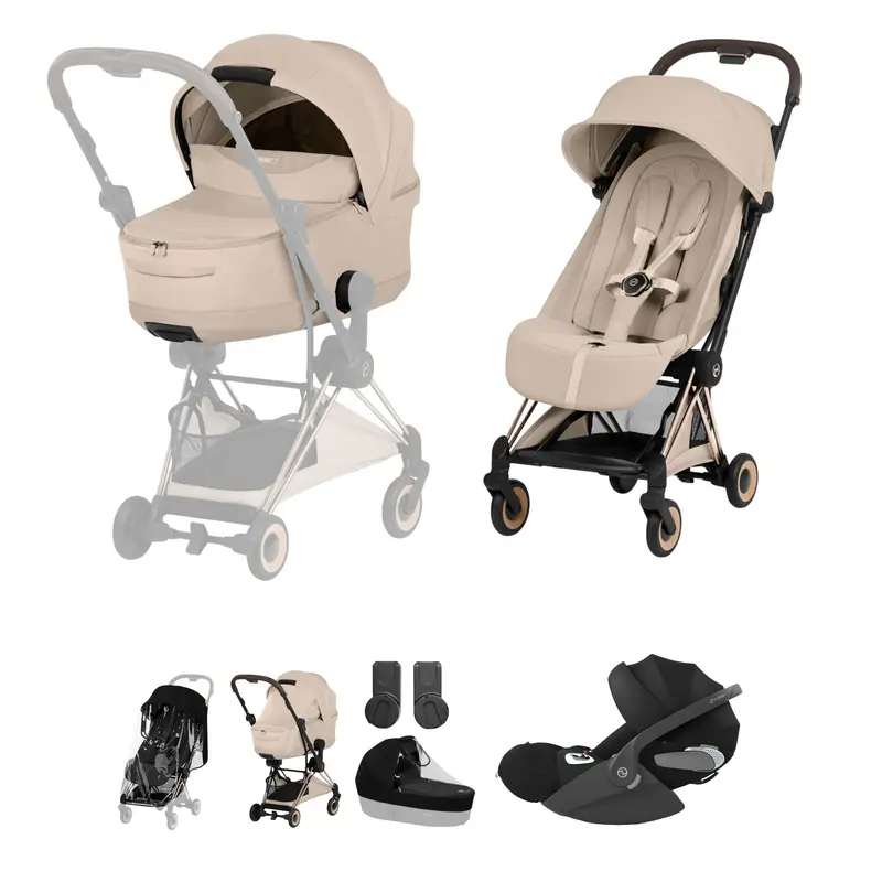 Cybex Coya Ultimate Bundle - Style Collection In Cozy Beige 3