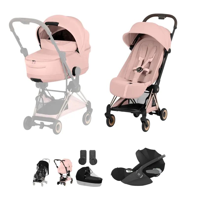 Cybex Coya Ultimate Bundle - Style Collection In Peach Pink 1