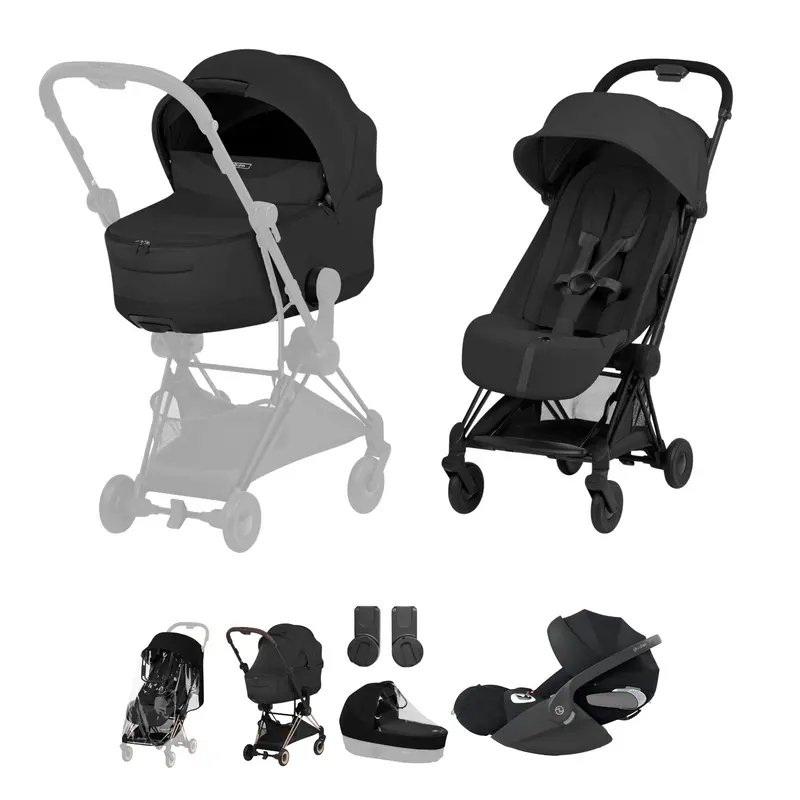 Cybex Coya Ultimate Bundle - Style Collection In Sepia Black 2