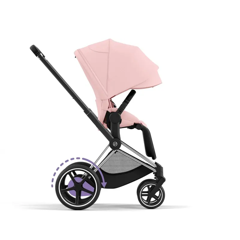 Cybex E-Priam Bundle With Cloud T In Peach Pink 3
