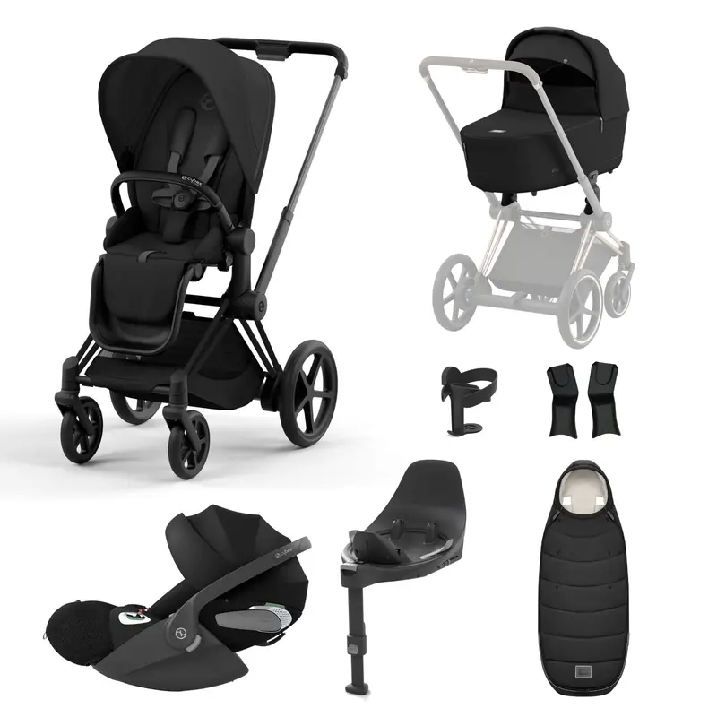 Cybex E-Priam Bundle With Cloud T In Sepia Black 5