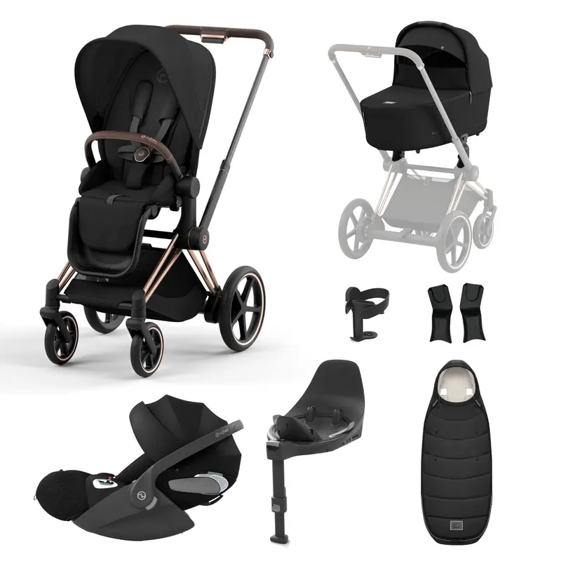 Cybex E-Priam Bundle With Cloud T In Sepia Black 7
