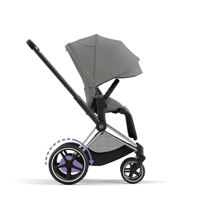 Cybex E-Priam Travel System With Cloud T In Mirage Grey 2