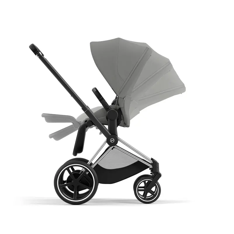 Cybex E-Priam Travel System With Cloud T In Mirage Grey 4