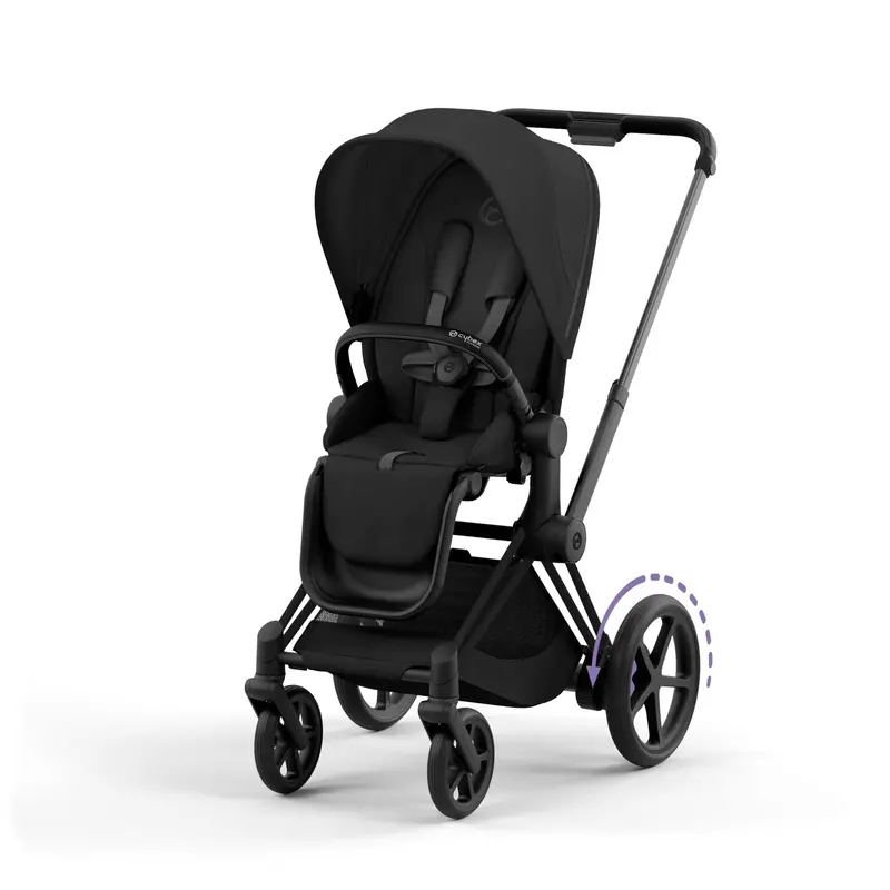 Cybex E-Priam Travel System With Cloud T In Sepia Black 8