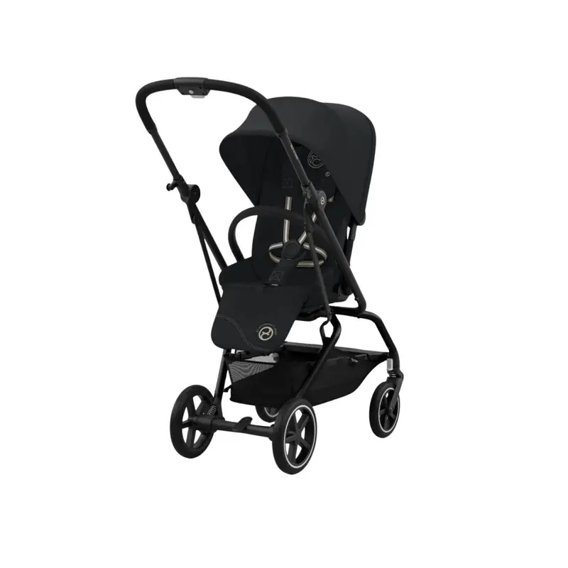Cybex Eezy S Twist+2 Pushchair With Aton B2 Car Seat Travel System Bundle - Magic Black 2