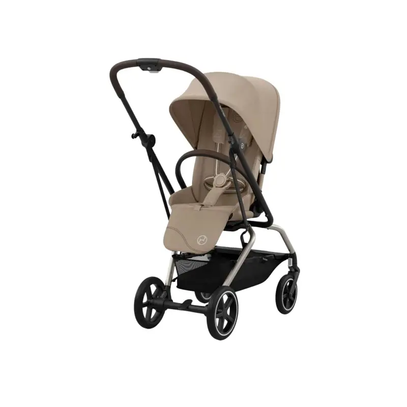 Cybex Eezy S Twist+2 Pushchair With Cloud G Car Seat & Base Travel System Bundle - Almond Beige 2