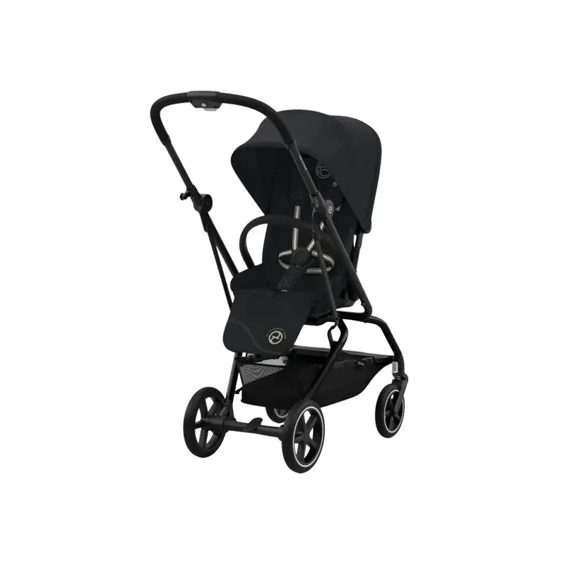 Cybex Eezy S Twist+2 Pushchair With Cloud G Car Seat Travel System Bundle - Black 2