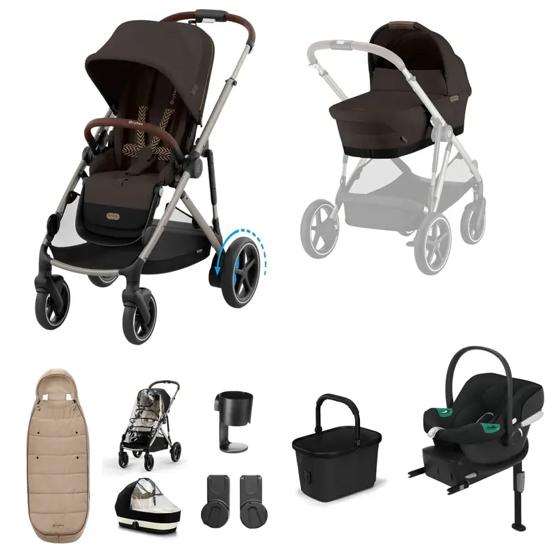 Cybex Egazelle S Comfort Bundle In Chocolate Brown 1