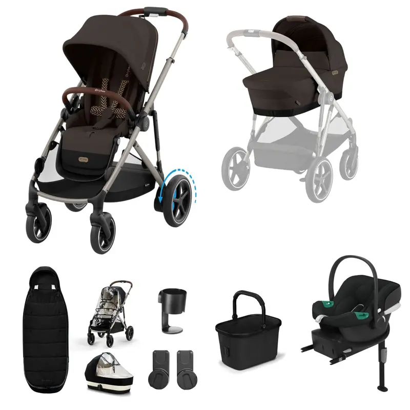 Cybex Egazelle S Comfort Bundle In Chocolate Brown 2