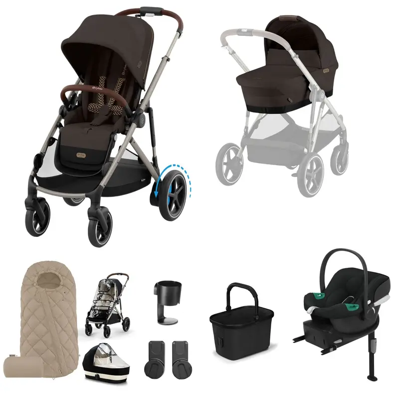 Cybex Egazelle S Comfort Bundle In Chocolate Brown 3