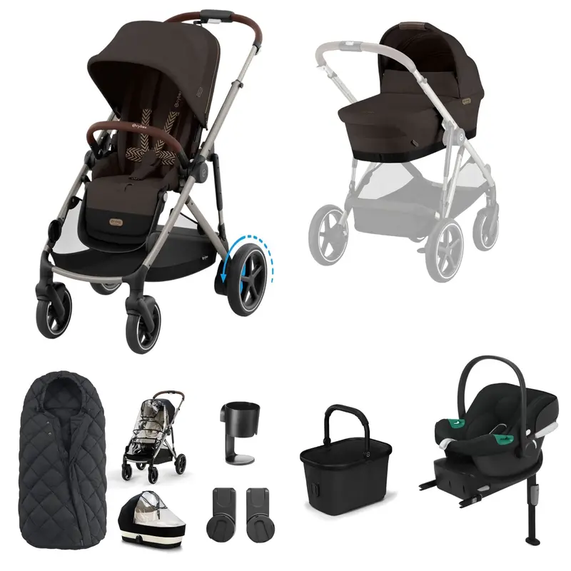Cybex Egazelle S Comfort Bundle In Chocolate Brown 4