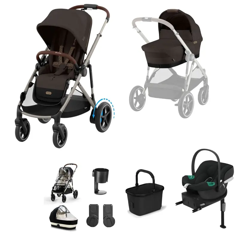 Cybex Egazelle S Comfort Bundle In Chocolate Brown 5