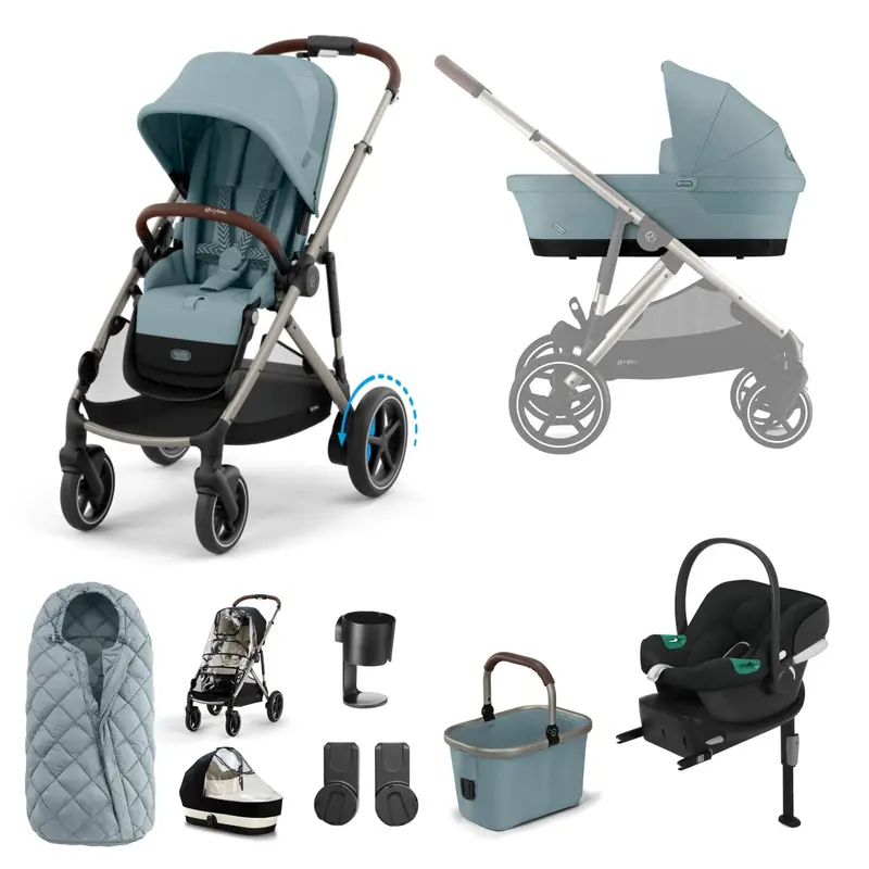 Cybex Egazelle S Comfort Bundle In Stormy Blue 2