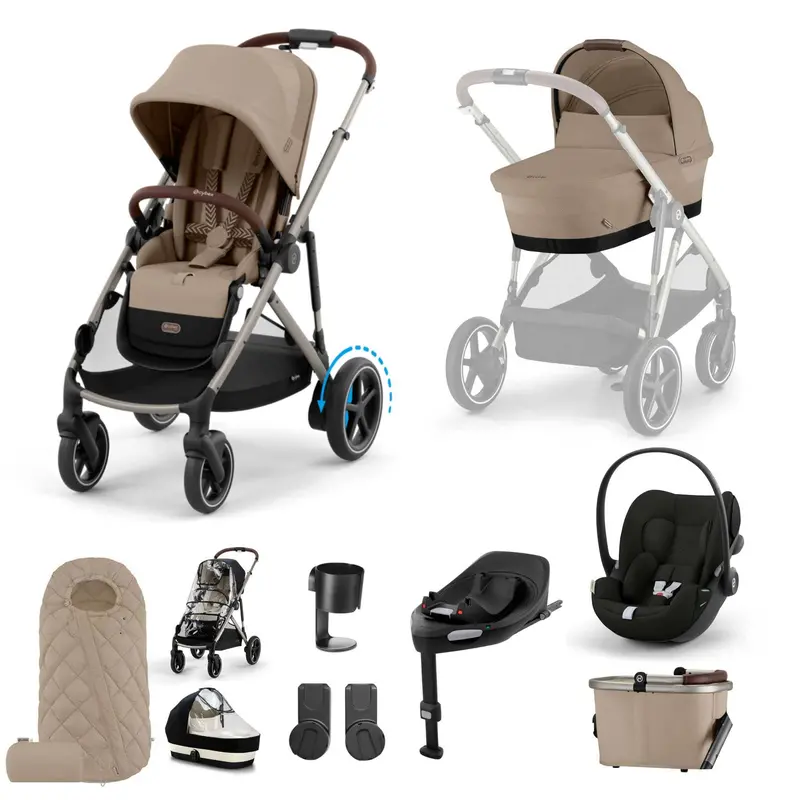 Cybex Egazelle S Luxury Bundle In Almond Beige 2