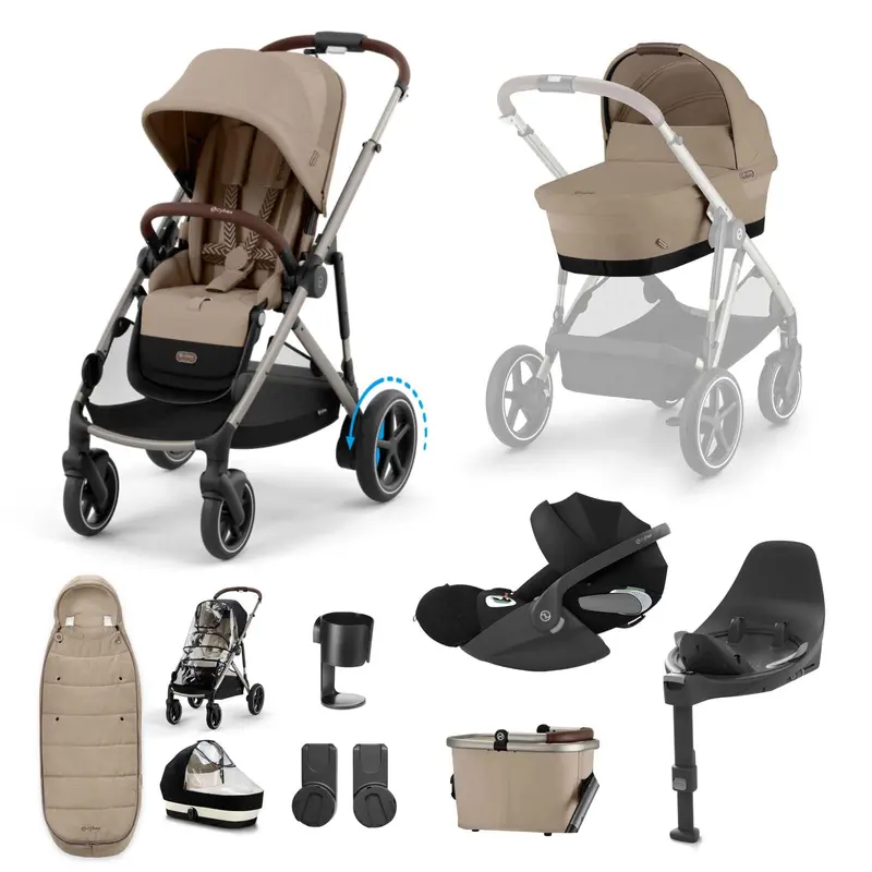 Cybex Egazelle S Luxury Bundle In Almond Beige 3