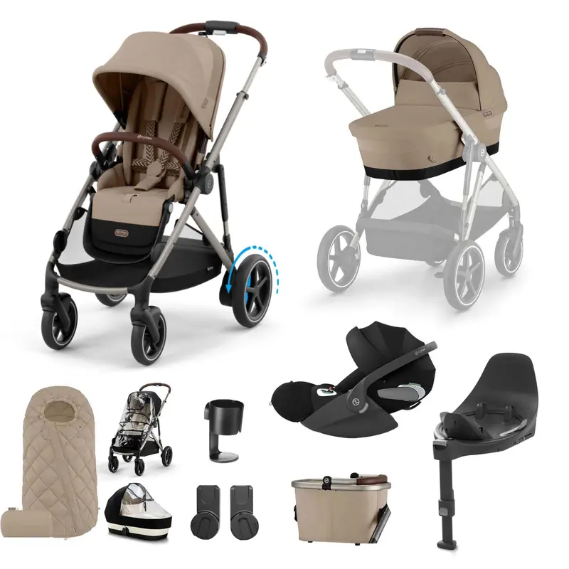Cybex Egazelle S Luxury Bundle In Almond Beige 4