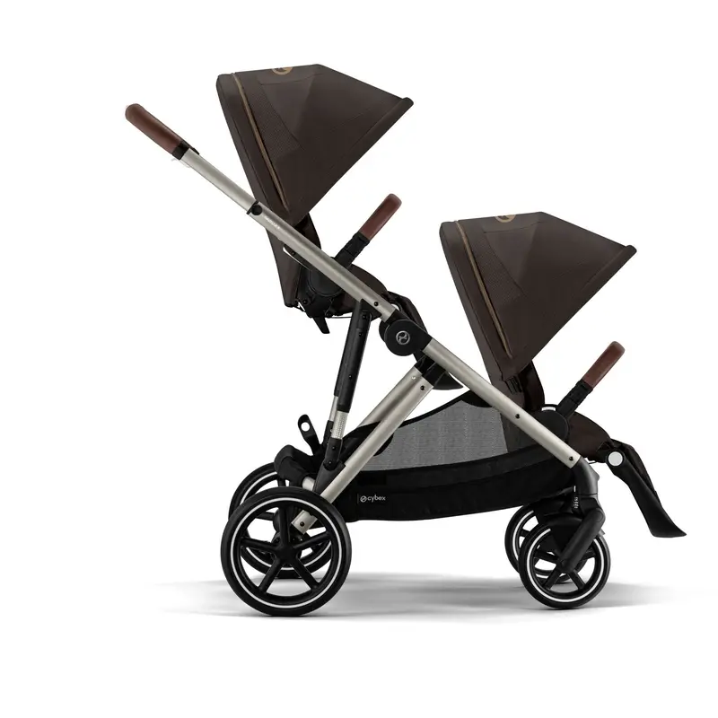 Cybex Egazelle S Twin Luxury Pushchair Bundle In Chocolate Brown 2