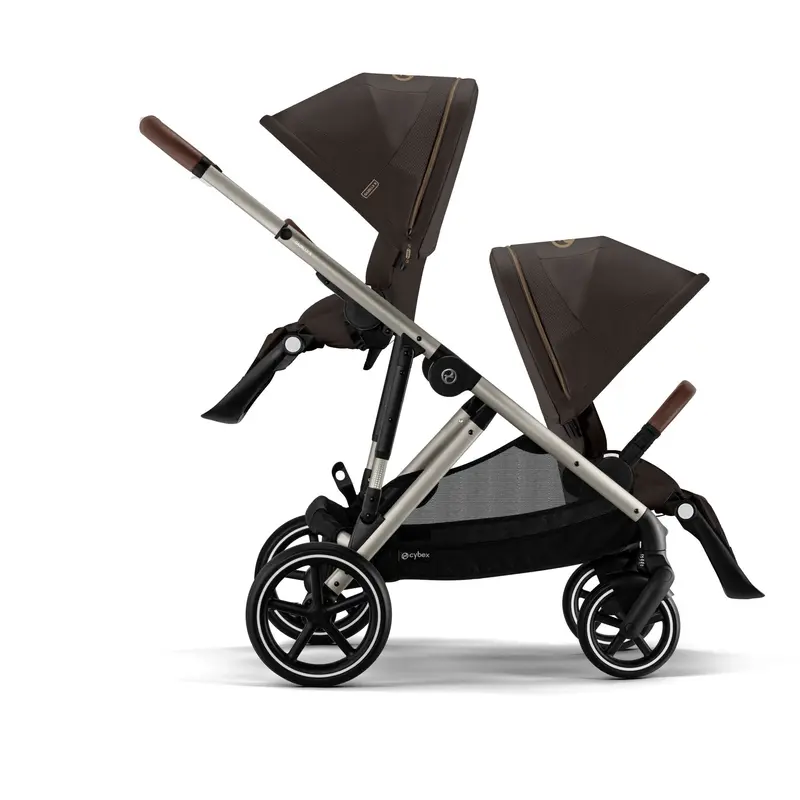 Cybex Egazelle S Twin Luxury Pushchair Bundle In Chocolate Brown 3