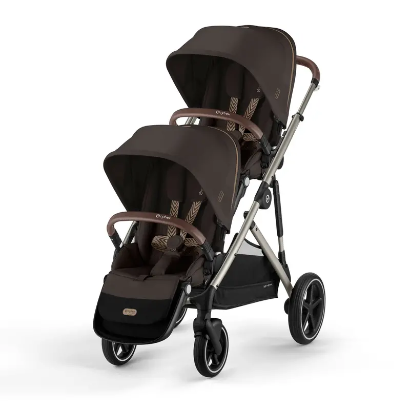 Cybex Egazelle S Twin Luxury Pushchair Bundle In Chocolate Brown 4