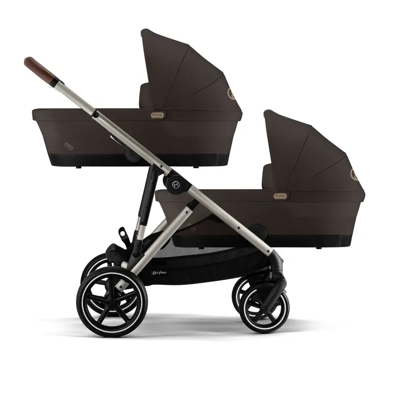 Cybex Egazelle S Twin Luxury Pushchair Bundle In Chocolate Brown 5