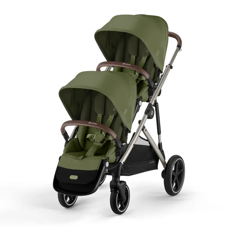 Cybex Egazelle S Twin Luxury Pushchair Bundle In Moss Green 2