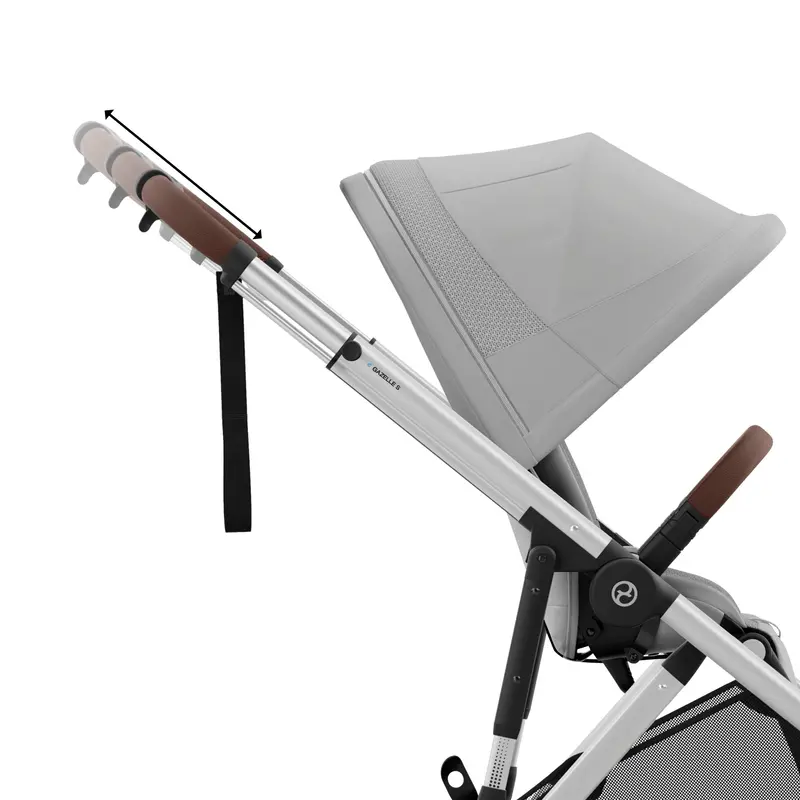 Cybex Egazelle S Twin Luxury Pushchair Bundle In Stone Grey 7