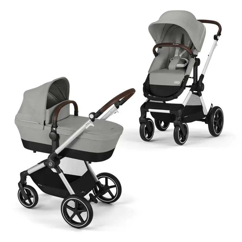 Cybex Eos Lux Stroller In Stone Grey 1